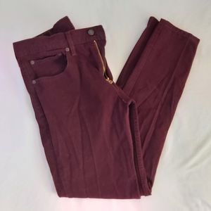 Levi's Maroon Jeans